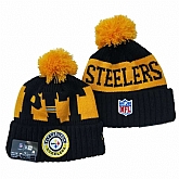Pittsburgh Steelers Team Logo Knit Hat YD (7),baseball caps,new era cap wholesale,wholesale hats
